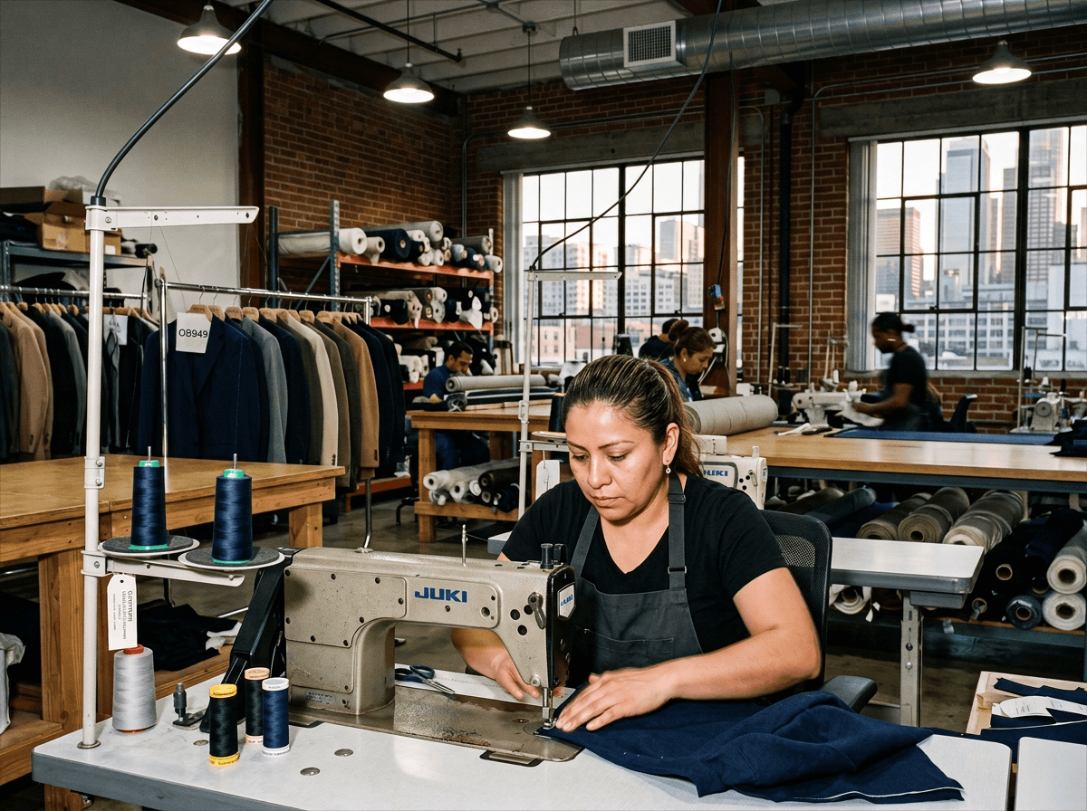OB949 production floor, Downtown Los Angeles